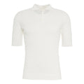 Poloshirt con struttura #bianco