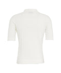 Poloshirt con struttura #bianco