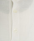 Poloshirt con struttura #bianco