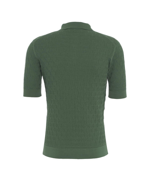 Poloshirt con struttura #verde