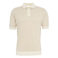 Polo in cotone #beige