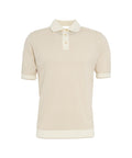 Polo in cotone #beige