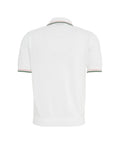 Polo a maglia #bianco