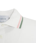 Polo a maglia #bianco