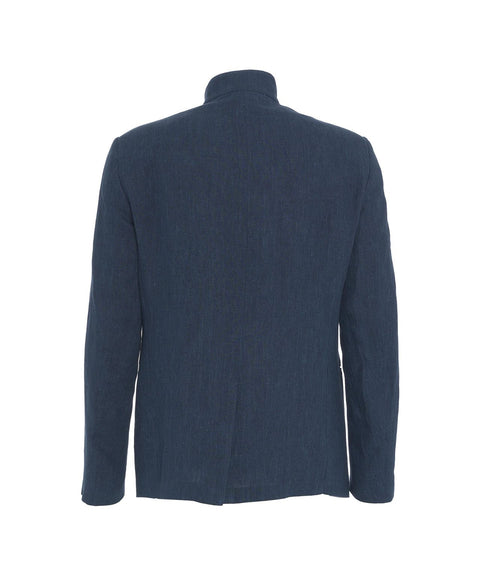 Blazer in lino 'Lusandretto' #blu