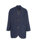 Blazer monopetto #blu