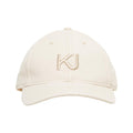 Cappello da baseball con logo ricamato #beige