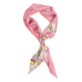 Foulard di seta con motivo #rosa