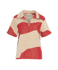 Terry t-shirt 'Amber Dune' #rosso