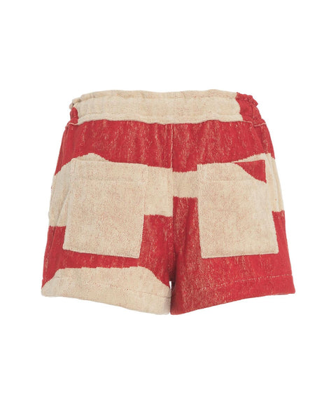 Frottee-Shorts 'Amber Dune' #rosso