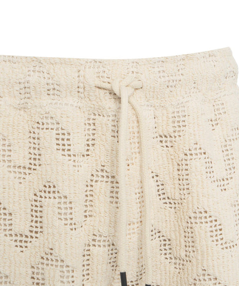 Pantaloncini all'uncinetto 'Atlas' #beige