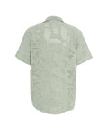 Camicia all'uncinetto 'Galbanum Cuba' #verde