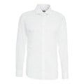 Camicia in cotone con colletto italiano #bianco