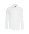 Camicia in cotone con colletto italiano #bianco