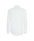 Camicia in cotone con colletto italiano #bianco