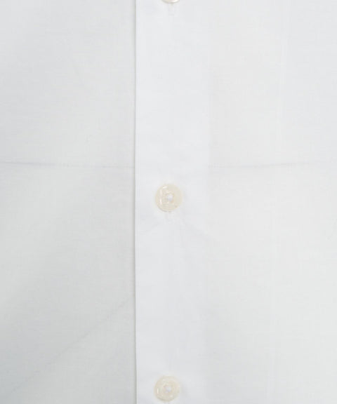 Camicia in cotone con colletto italiano #bianco