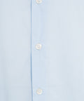 Camicia in cotone con colletto italiano #blu