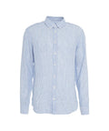 Camicia in lino #blu