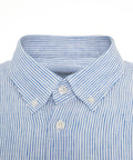 Camicia in lino #blu