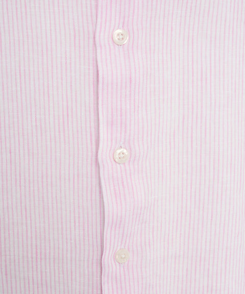 Camicia in lino #rosa