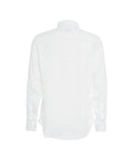 Button-down-Hemd aus Leinen #bianco