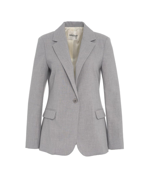 Blazer monopetto #grigio