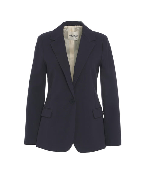 Blazer monopetto #blu