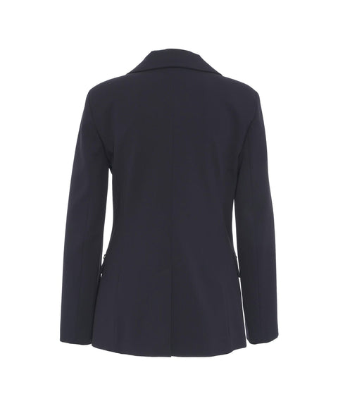 Blazer monopetto #blu