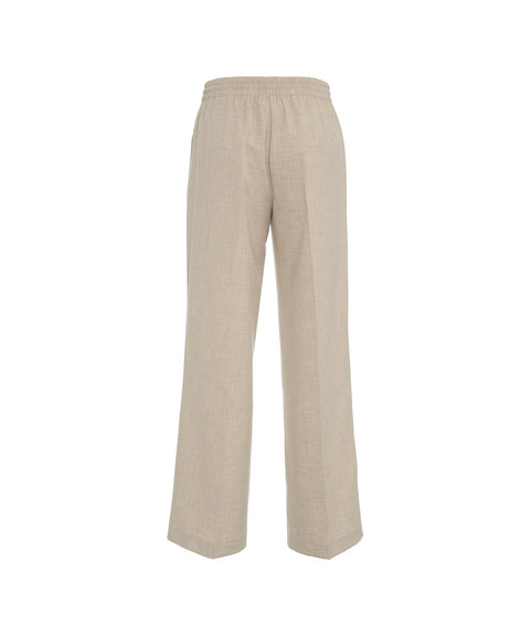 Pantaloni a gamba dritta #beige