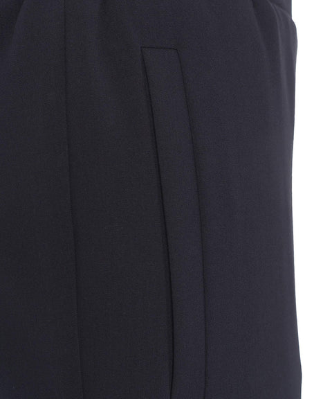 Pantaloni chino con elastico in vita #blu