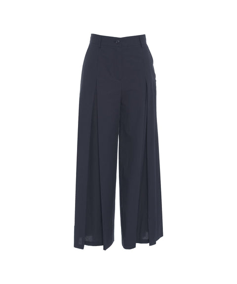 Culotte in cotone #blu