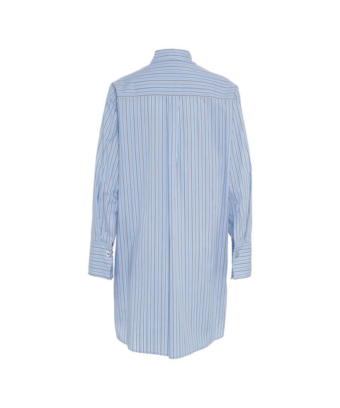 Camicia a righe #blu