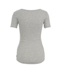 T-shirt a coste #grigio