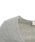 T-shirt a coste #grigio