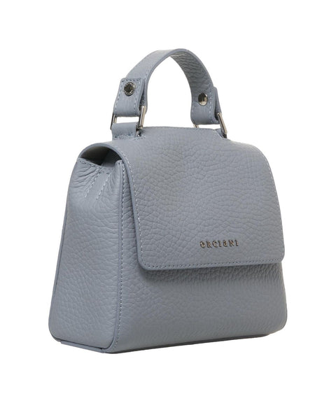 Borsa in pelle 'Sveva Soft Mini' #blu