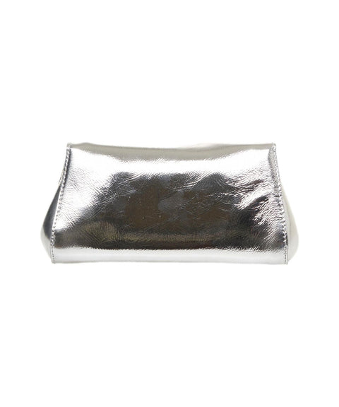 Clutch metallizzata 'Gossip Vanity' #argento