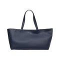 Shopper in pelle #blu