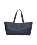 Shopper in pelle #blu