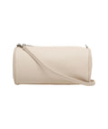 Bowling bag in pelle #beige