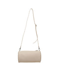 Bowling bag in pelle #beige