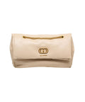 Borsa a spalla con logo 'Lumi Medium' #beige