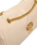 Borsa a spalla con logo 'Lumi Medium' #beige