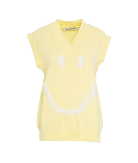 Gilet in maglia #giallo