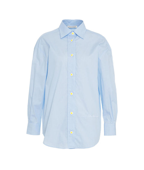 Camicia oversize #blu