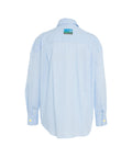 Camicia oversize #blu