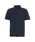 Polo in cotone #blu