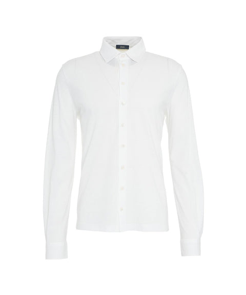 Camicia in cotone #bianco