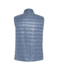 Gilet reversibile in piuma #blu