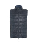 Gilet reversibile in piuma #blu