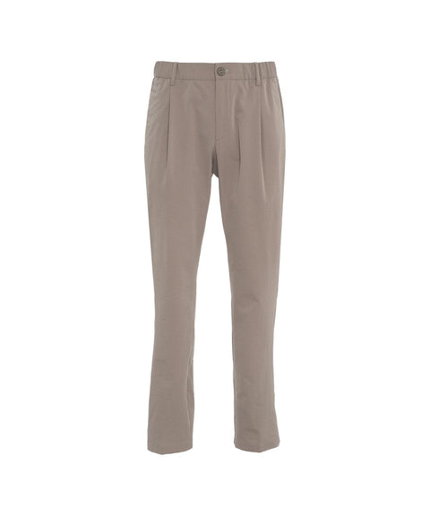 Pantaloni chino in light nylon stretch #grigio